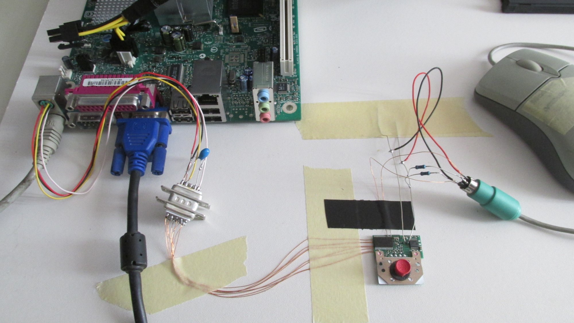 Trackpoint with External PS/2-Mouse at Standard PS/2 Mouse Port of a Blobless Coreboot Machine
