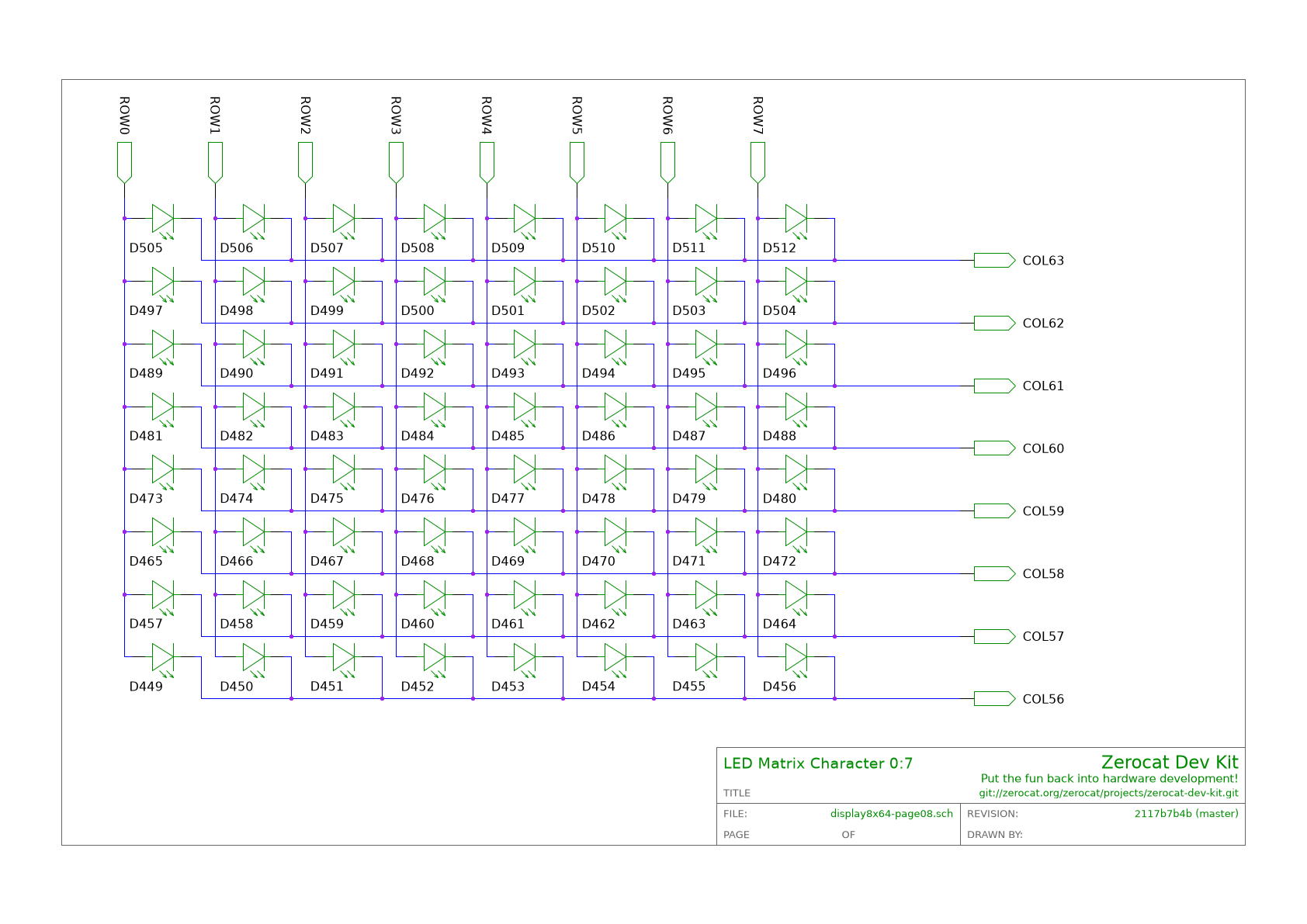 Display 8x64 Page 8(13) 