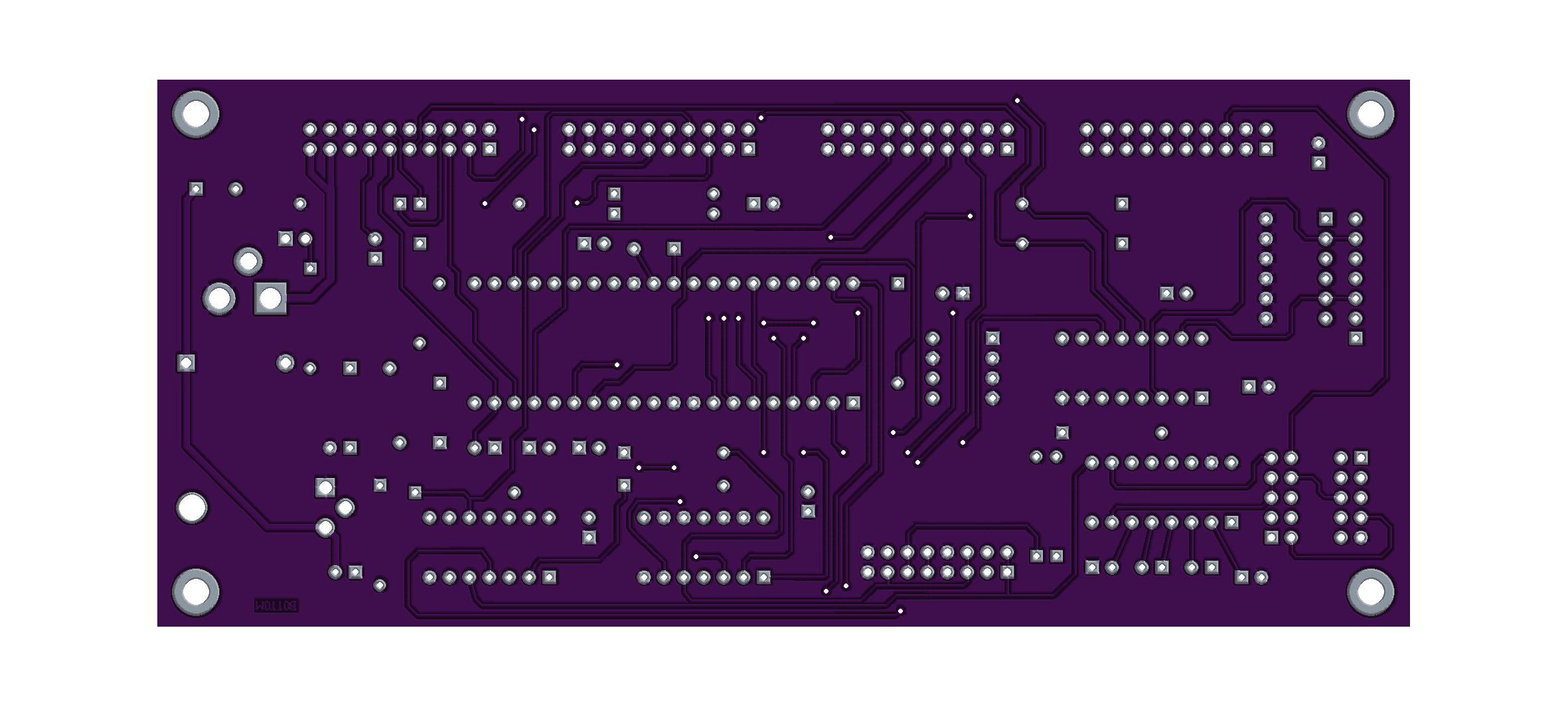 Multiboard PCB, bottom view